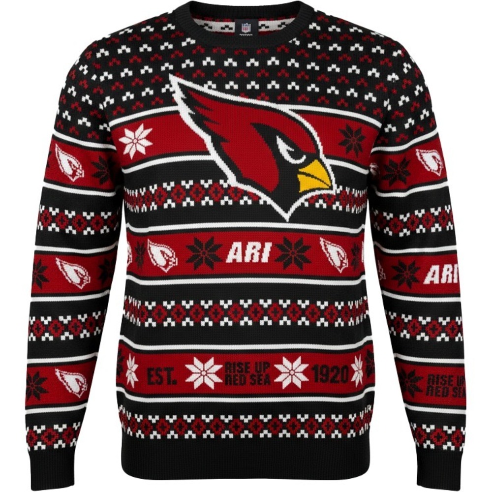 FOCO / NFL / Arizona Cardinals Big Logo Ugly Sweater - NWT Mens XL - #48397-B8